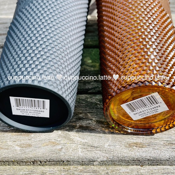 🤎NEW SET🖤Starbucks Amber & Matte Black Studded - Picture 5 of 7